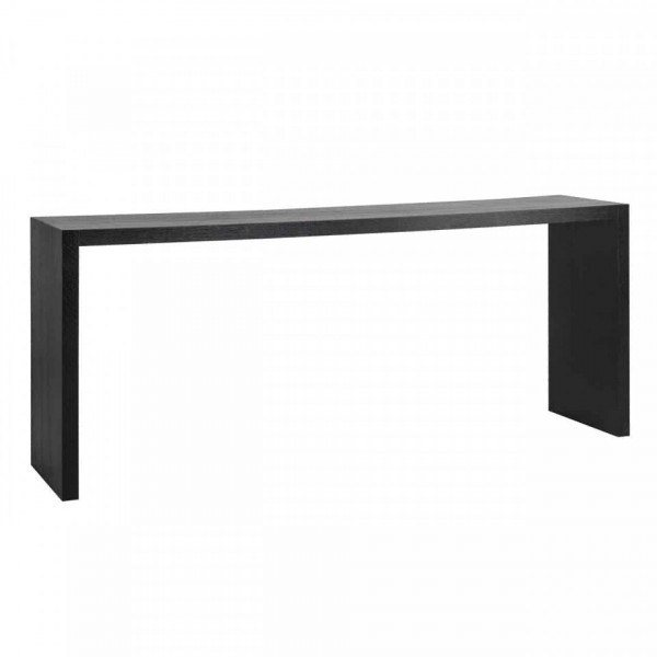 Consola din lemn de stejar Oakura 200 cm