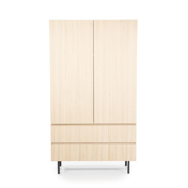 Dulap din lemn de stejar Thomas 95x170 cm