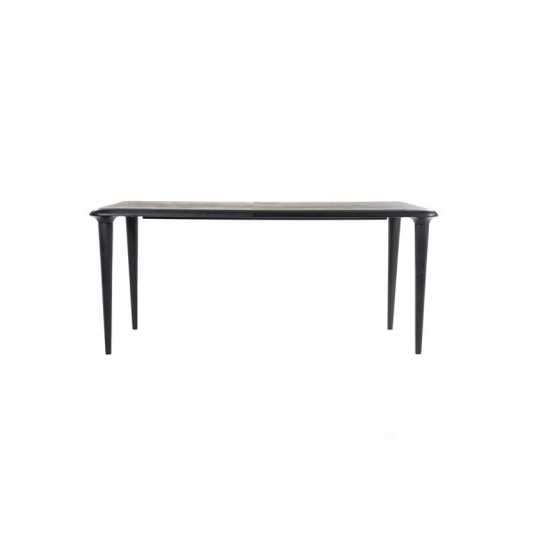 Masa dreptunghiulara din lemn de mango Jiska 200x100 cm neagra