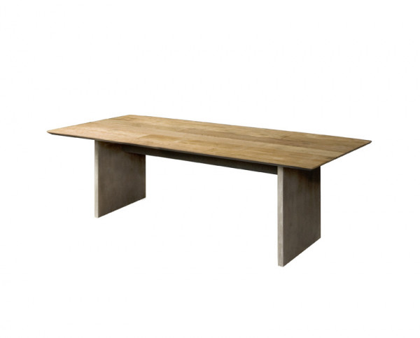 Masuta de cafea dreptunghiulara din lemn 135x75x35 cm maro/gri