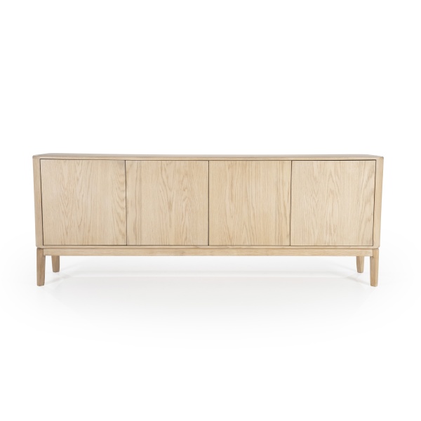 Servanta Harvey din lemn de stejar 200x40x75 cm