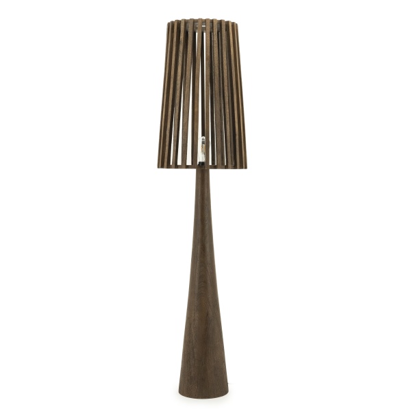 Veioza din lemn de mango maro 162 cm
