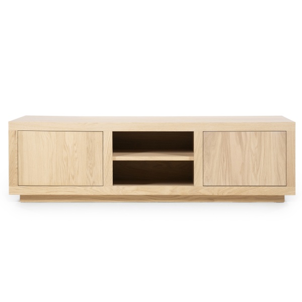 Comoda TV Helsinki din lemn de stejar natural 160cm