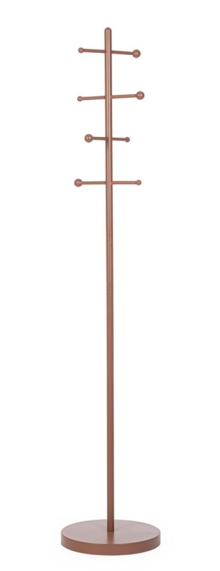 Cuier Camryn din oțel, vopsit epoxidic, teracotă, diametru 35 cm, înălțime 181.5 cm