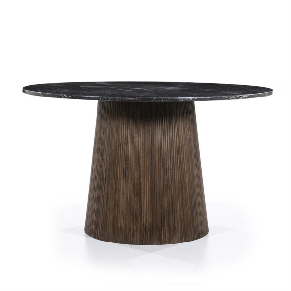 Masa rotunda Maxim 130x76 cm neagra
