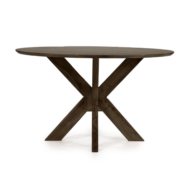 Masuta de cafea Nikki din lemn de mango maro 130x130x76 cm