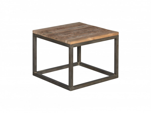 Masuta de cafea patrata din lemn 60x60x45 cm maro