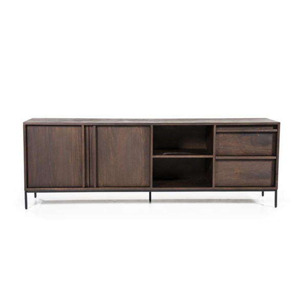 Comoda TV din lemn de mango Jimmy 180 cm maro