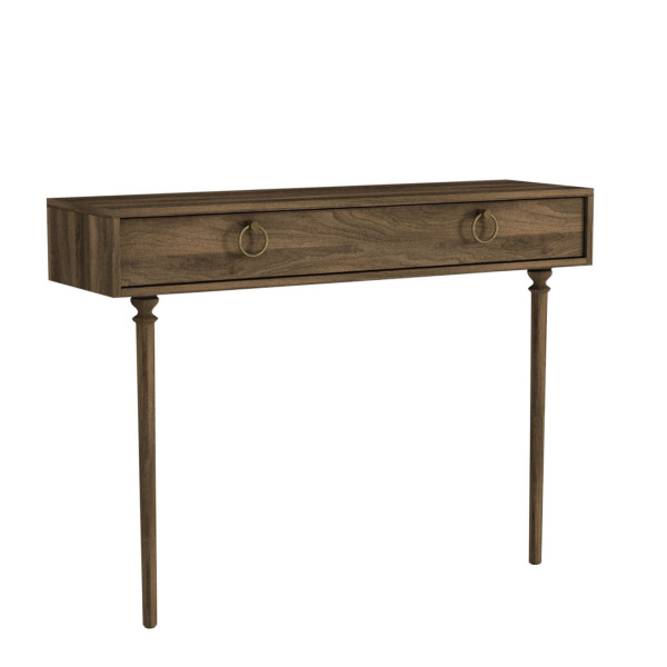 Consola din pal melaminat Goldy nuc 120 cm