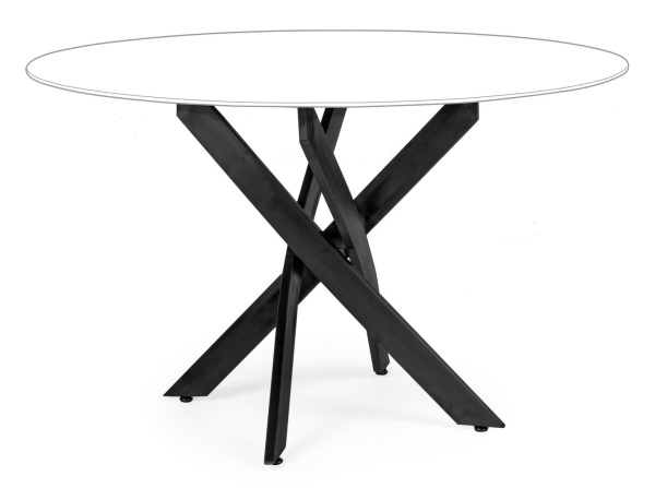 Picioare masa dining din oțel vopsit negru