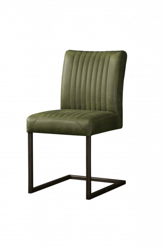 Scaun piele artificiala Ferro verde