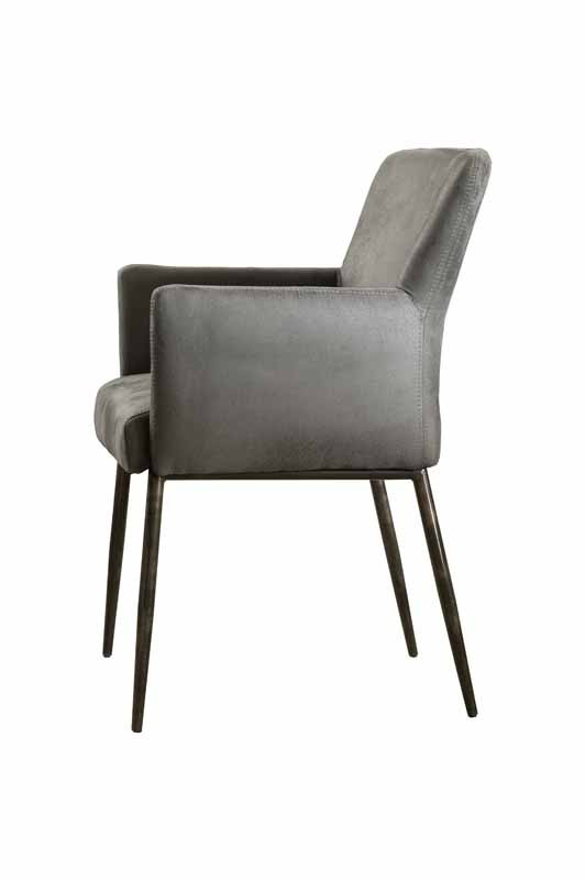 Scaun piele artificiala Ibiza gri