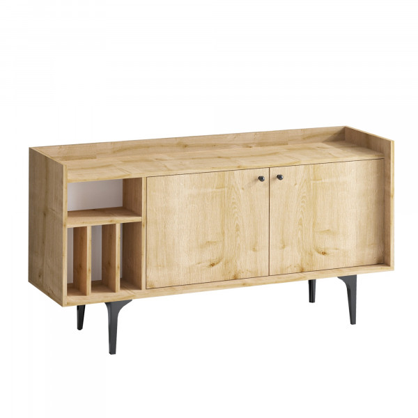 Servanta din pal melaminat Canopus stejar 150x80x40 cm
