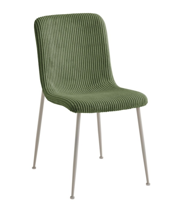 Set 4 scaune Rinas tapitate catifea verde