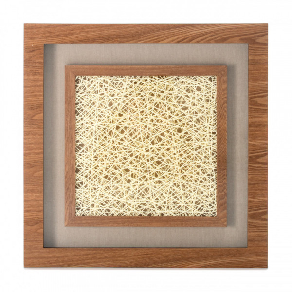 Tablou din lemn Carre III 60cm x 60cm
