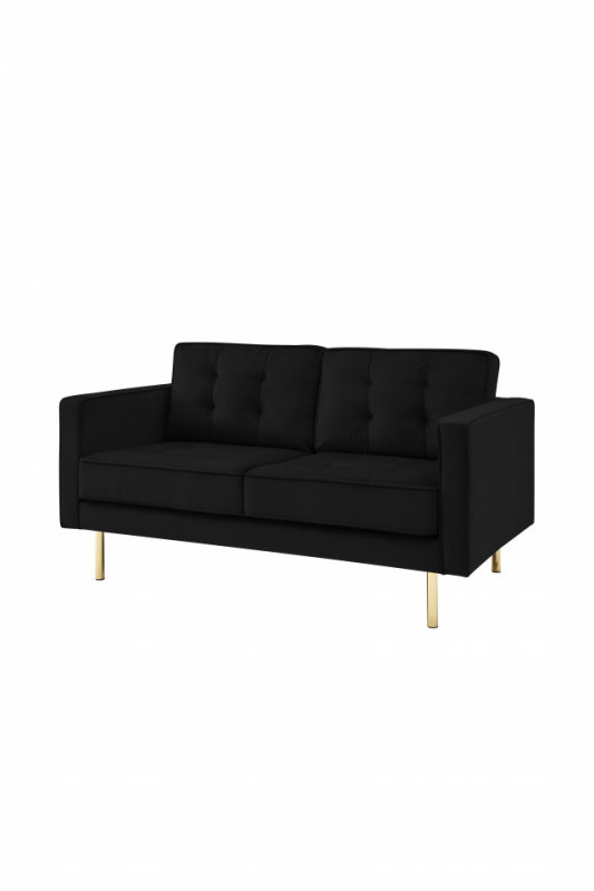 Canapea Bohemian Negru, 2 locuri