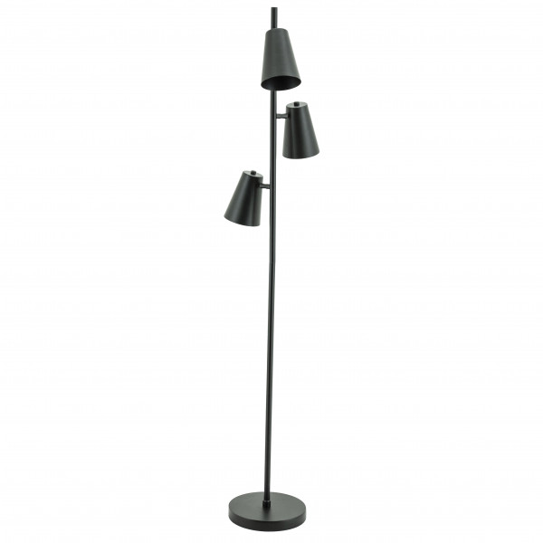 Lampă de podea Cole 34x24x156 cm neagră
