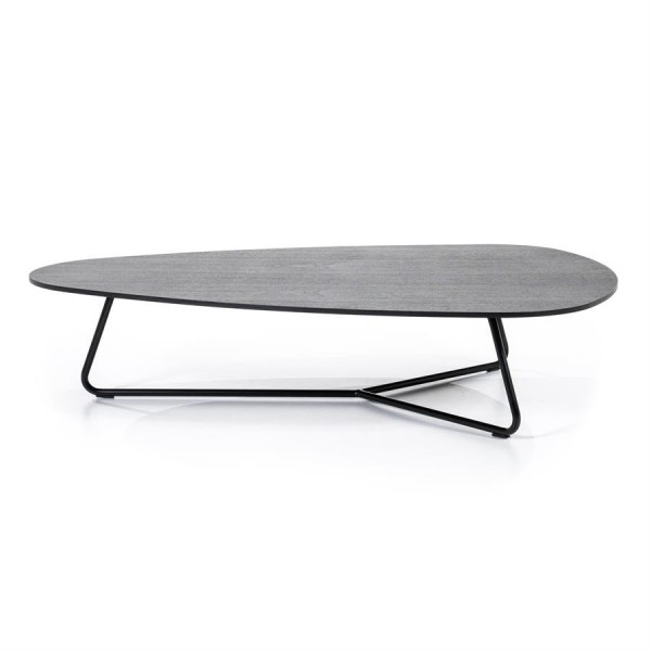 Masuta de cafea Moos 124,5x95 cm neagra