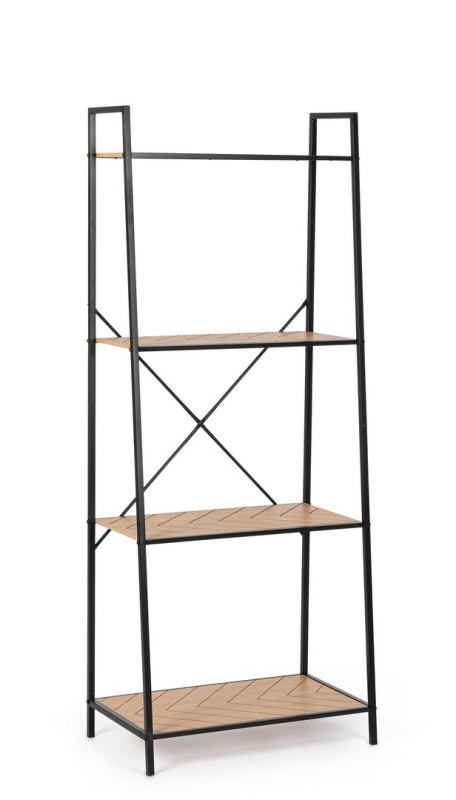 Bibliotecă Haldor cu 4 polițe din MDF 150 cm