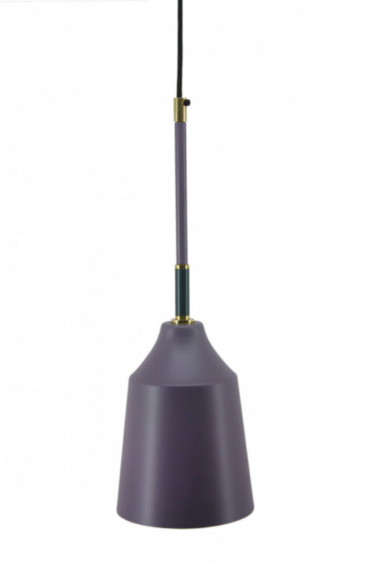 Lustra din fier/cupru Caja violet, un bec