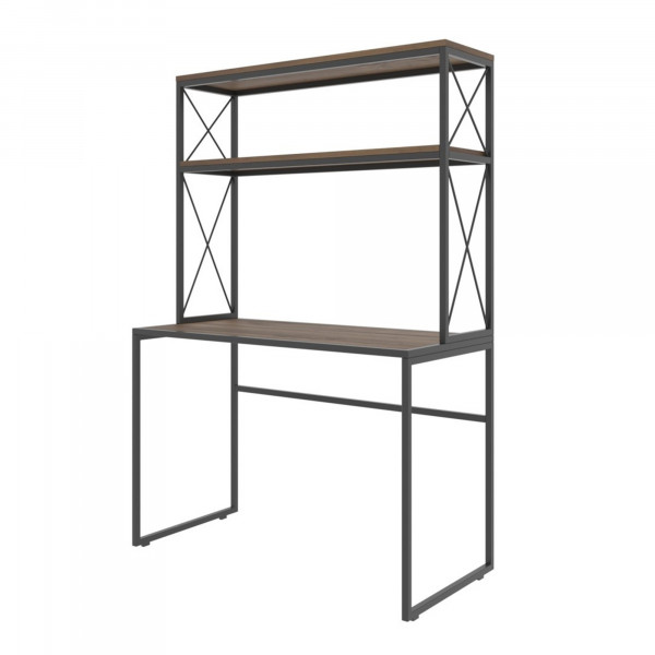 Birou cu etajera din pal melaminat Mercan pin 105 cm