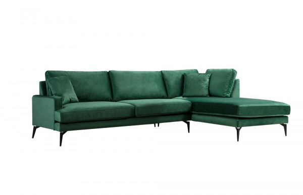 Coltar Papira pe dreapta, 3 locuri, verde