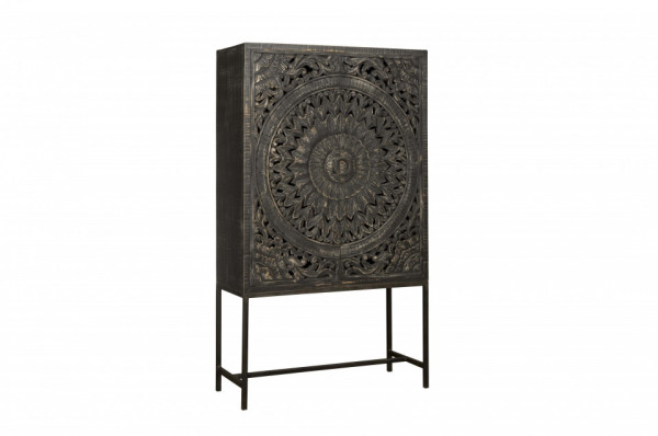 Dulap din metal 190 cm negru