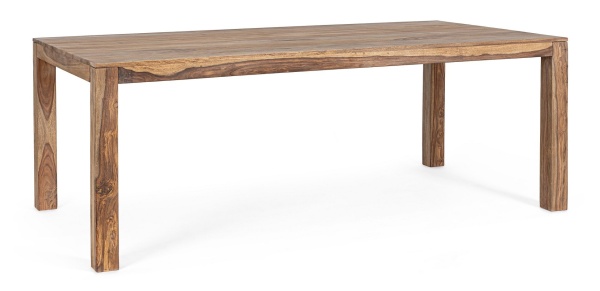 Masă dining Nartan, 8 persoane, stil nordic, din lemn de sheesham, 200x100x76 cm