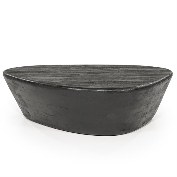 Masuta de cafea din lemn de mango Mila 107x78x30 cm neagra