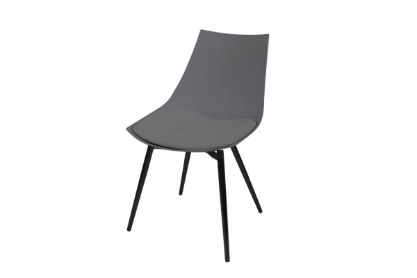 Set 4 scaune Dakota gri/negru