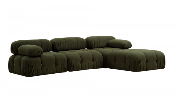 Coltar Bubble modular, 3 locuri, kaki