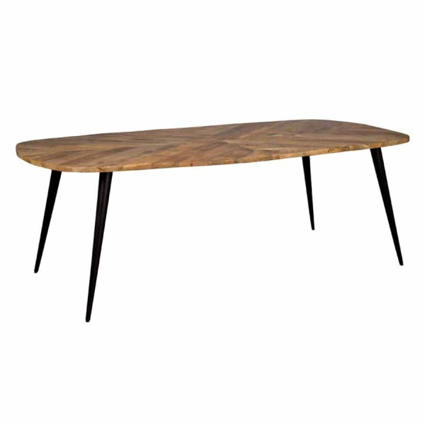 Masa de dining dreptunghiulara Giovanni din lemn de mango maro 200 cm