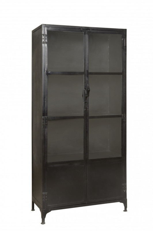 Vitrina din metal, 2 usi