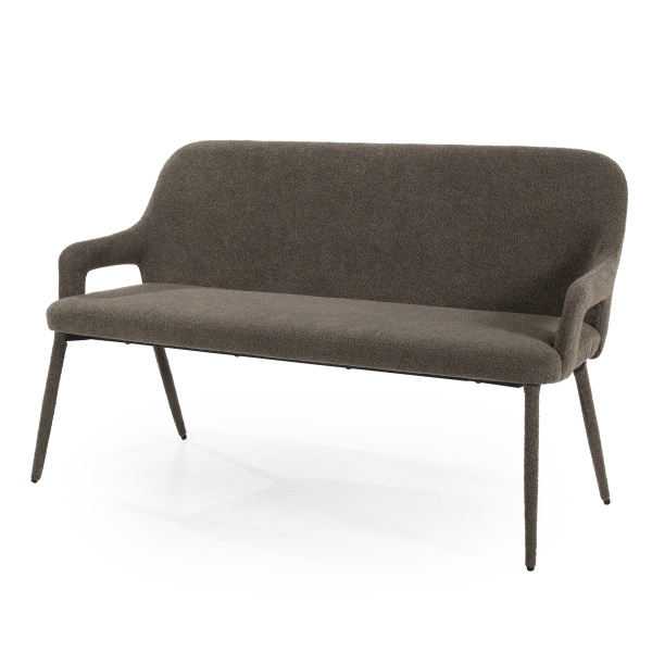 Bancheta Fika din tesatura maro