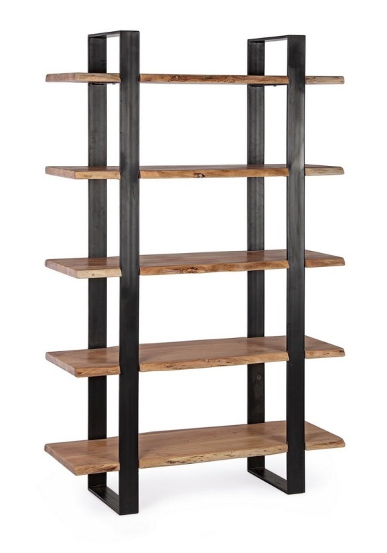 Bibliotecă Artur din lemn de acacia 110 cm