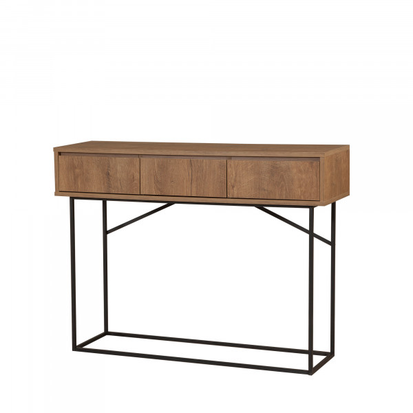 Consola din pal melaminat Mia nuc 120 cm
