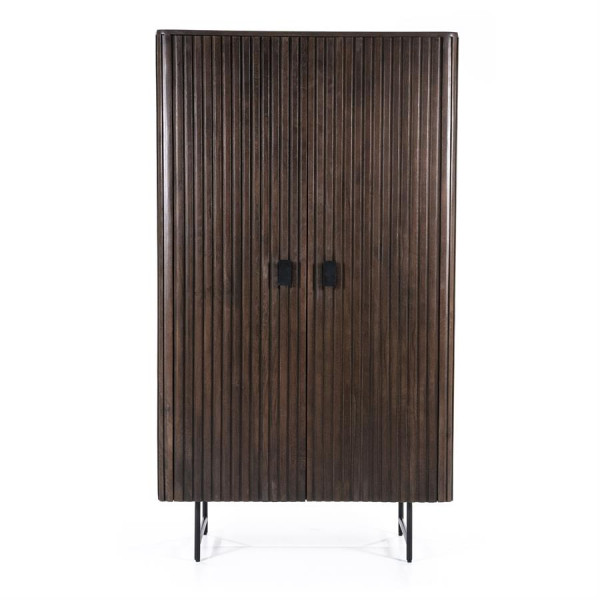 Dulap din lemn de mango Remi 104 cm maro