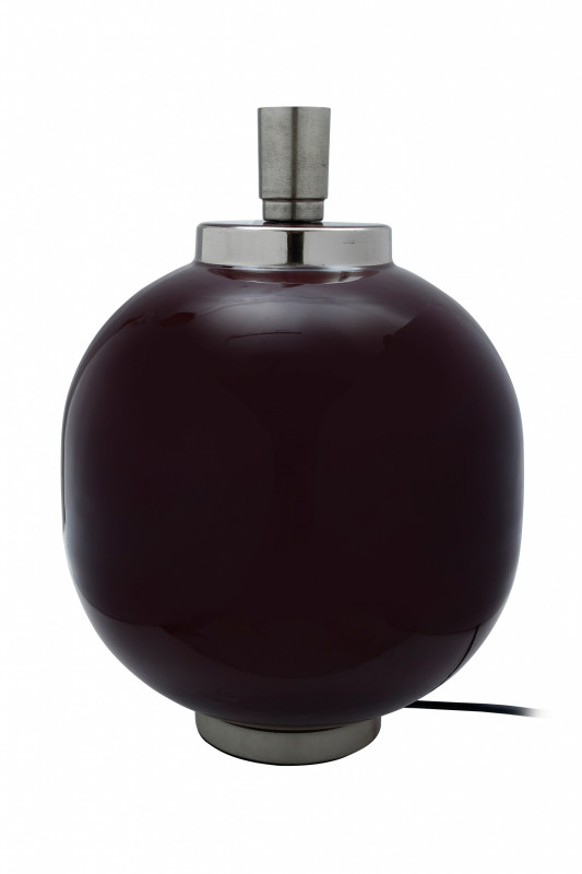 Lampa decorativa din fier, mov/argintiu, un bec 28x28x38,5 cm