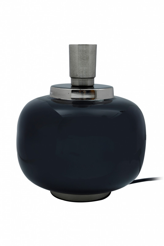 Lampa decorativa din fier, negru/argintiu, un bec 20x20x25 cm