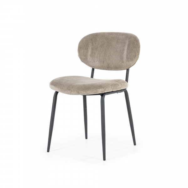 Scaun tapitat Cosmo taupe