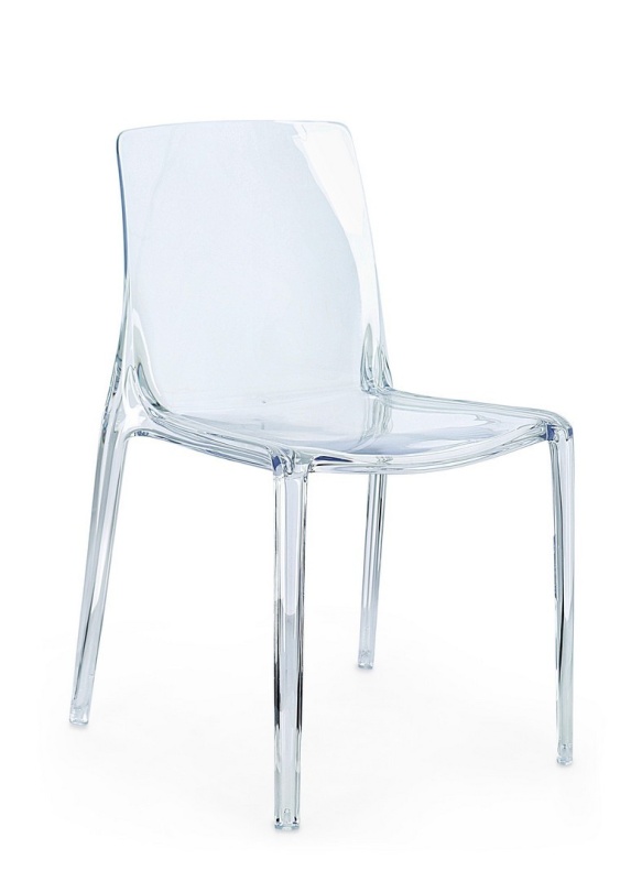 Set 4 scaune transparente Adele din policarbonat