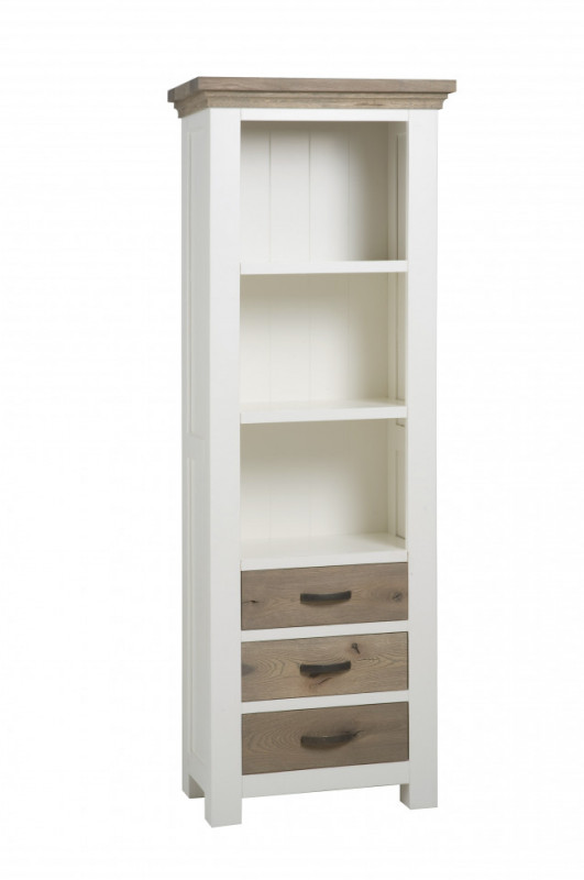 Biblioteca din stejar rustic 70x195 cm