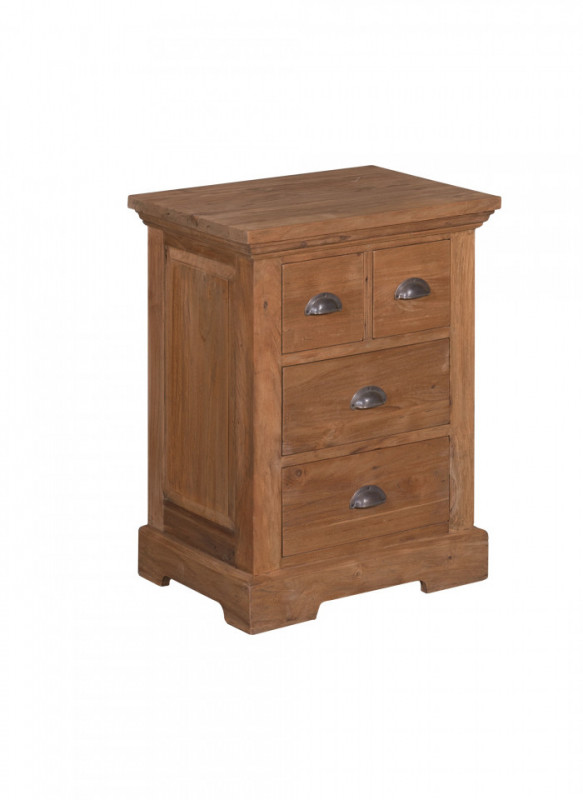 Comoda din tec reciclat 73 cm