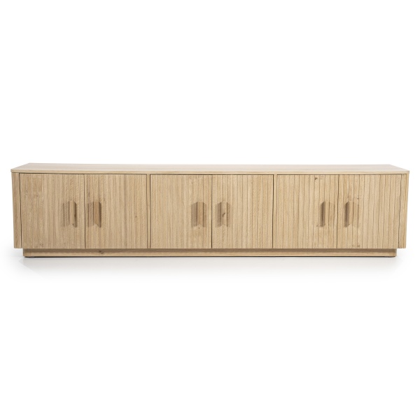Comoda TV Rosenborg din lemn de stejar 223,8x45,4x50 cm