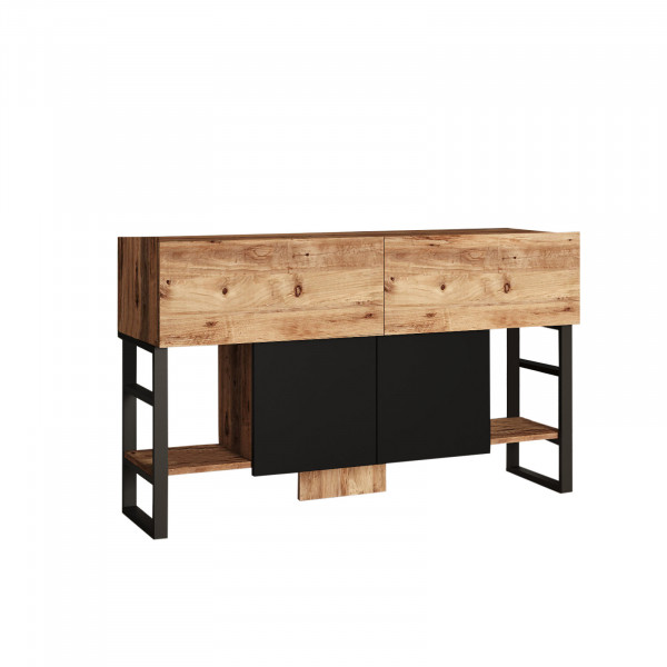 Consola din pal melaminat pin 138,8 x 83,6 x43,3 cm