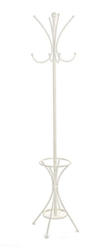 Cuier Charlotte, din metal, cu aspect antichizat, 27x27x174 cm