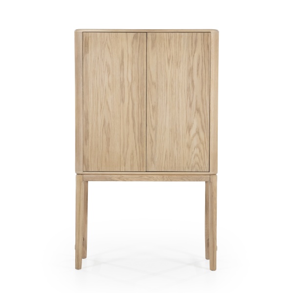 Dulapior Harvey din lemn de stejar 90x40x150 cm