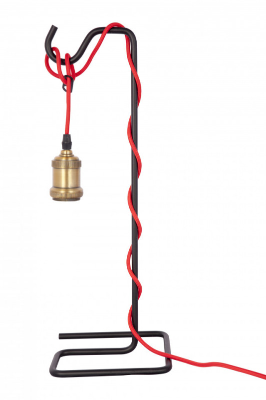 Lampa decorativa din fier Musium neagra, un bec