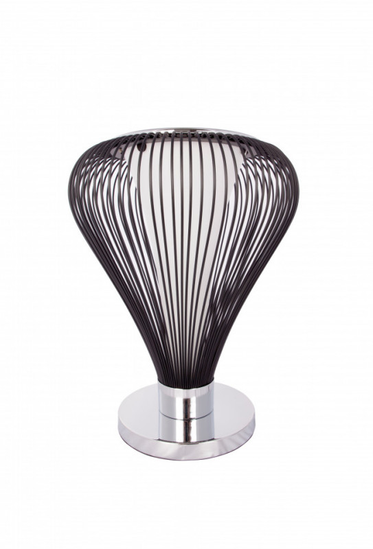 Lampa decorativa din metal Exota neagra, un bec