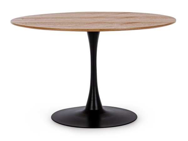 Masă dining rotundă Bloom, pentru 6 persoane, diametru 120 cm